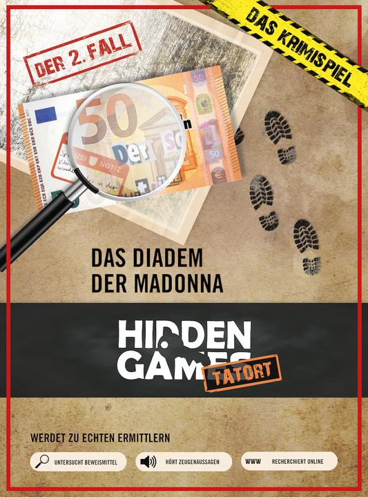 Actual product image Hidden Games Crime Scene Crime Game Case 2 The Madonna's Diadem Escape Room Game (German)