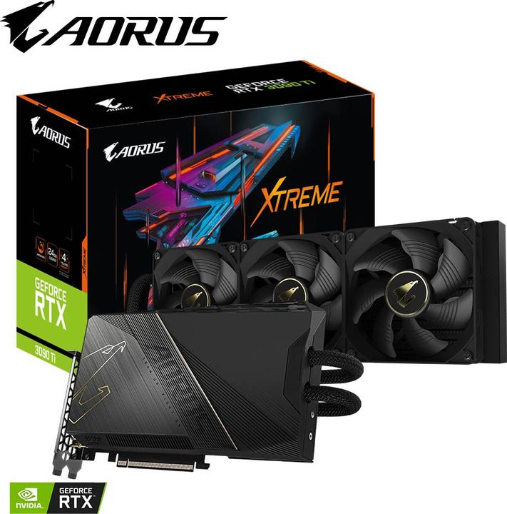 Image du produit Gigabyte AORUS GeForce RTX 3090 Ti XTREME WATERFORCE 24G (24 Go)