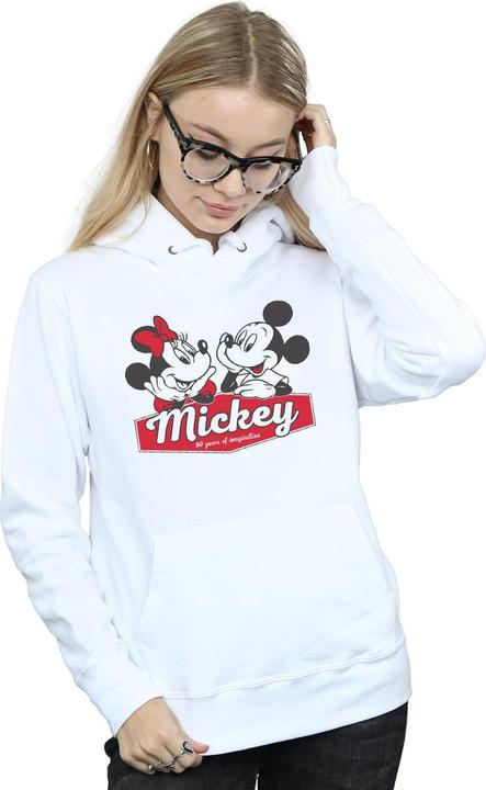 Immagine prodotto Disney Mickie And Minnie 90 Years Felpa con Cappuccio Donna (L)