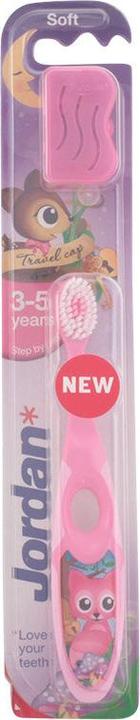 Jordan Step By Step toothbrush for children 3-5 years Soft 1pcs. (Weich, 1 x)