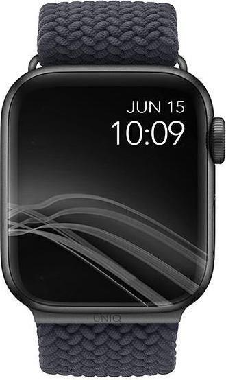 Produktbild Uniq Aspen Bracelet Tresse Apple Watch 44 42mm Gris Granite (Kunststoff)