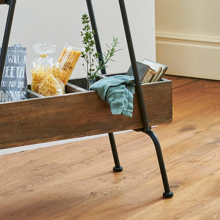 Produktbild Loberon Etagere Pacson antikbraun (70 x 135 x 35 cm)