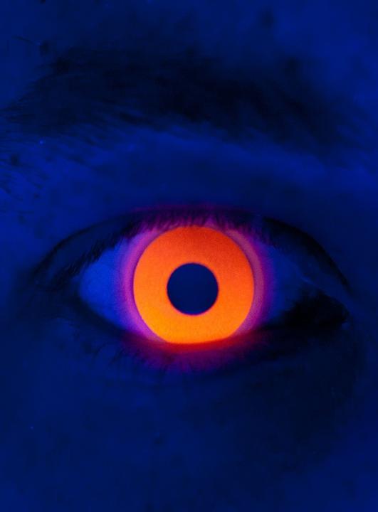 Produktbild Maskworld Orange UV Jahreslinsen Party Karneval Kontaktlinse (Orange)
