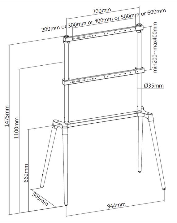 Produktbild Prokord DUS19-46F-02-L (Boden, 75")