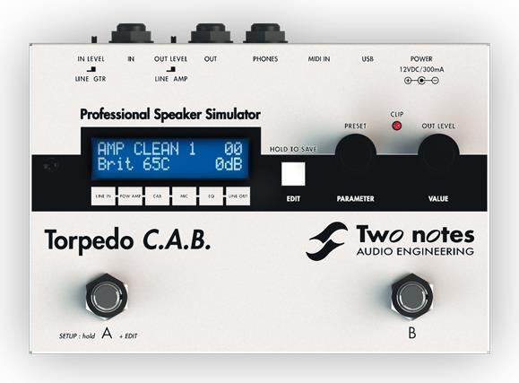 Actual product image Two Notes Torpedo C.A.B. (Electric guitar, Electric bass)