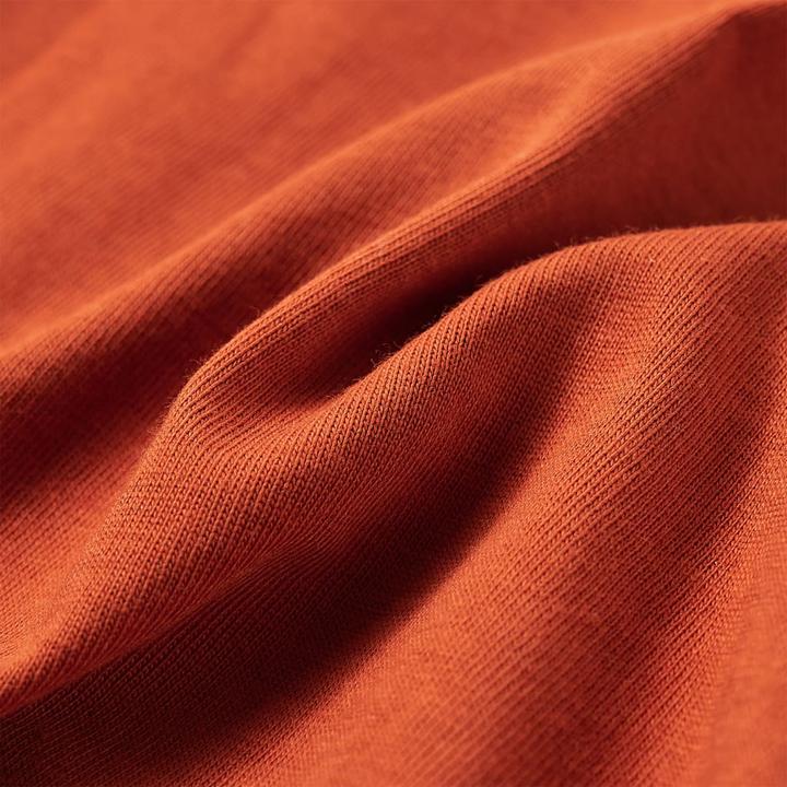 Immagine prodotto VidaXL Camicia da bambino a maniche lunghe marrone ruggine 140,Materiale: 100 (140)