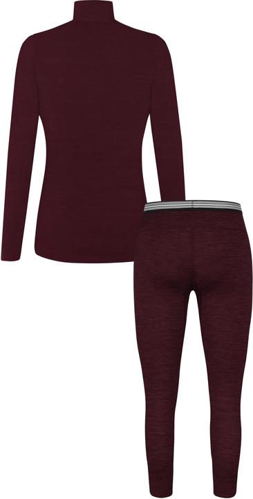 Actual product image Normani Damen Merino Langarm mit 1/4 Zipper „Launceston“ und Merino Hose „Perth“ - 9667 (XL)