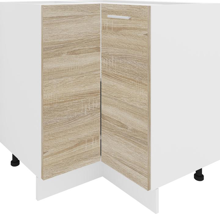 Produktbild VCM Eckschrank Küchenschrank Küchenunterschrank Küche Unterschrank Küchenmöbel Esilo (76 x 76 x 82 cm)