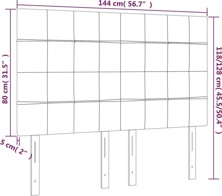 Actual product image VidaXL Warren (144 x 5 x 128 cm)