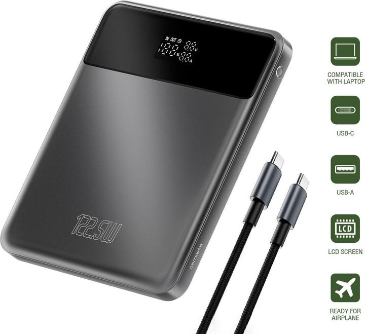 Actual product image 4smarts Enterprise Slim (20000 mAh, 122.50 W, 74 Wh)