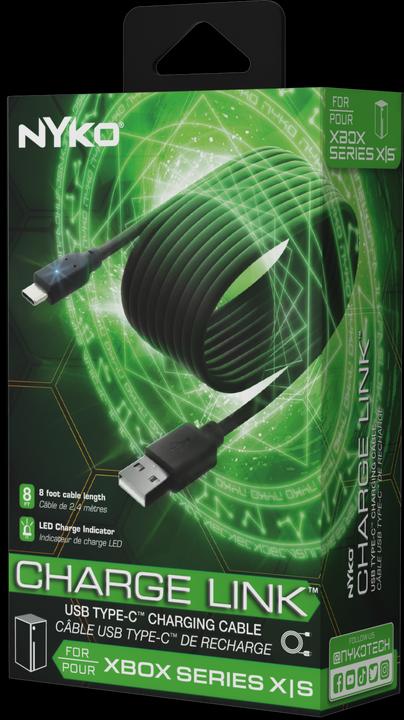 Produktbild Nyko Charge Link USB/USB-C for Playstation 5 / Xbox Series X - S - 2,5 meter (PS5, Xbox Series X)