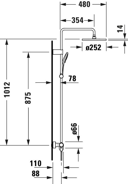 Immagine prodotto Duravit Sistema doccia Wave