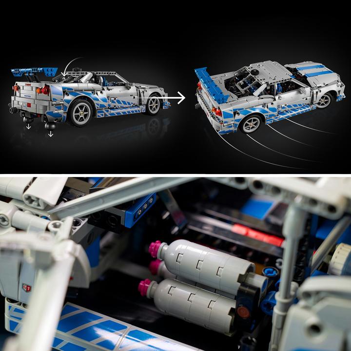 Produktbild LEGO 42210 2 Fast 2 Furious Nissan Skyline GT-R (R34) Flitzer (42210, LEGO Technic)