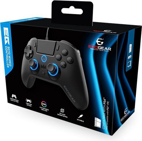 Immagine prodotto Egogear Controller SC10 cablato con audio nero PS4 (PS4)