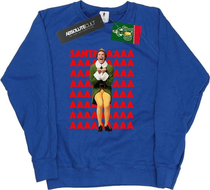 Elf Buddy Santa Scream Sweatshirt (XL)