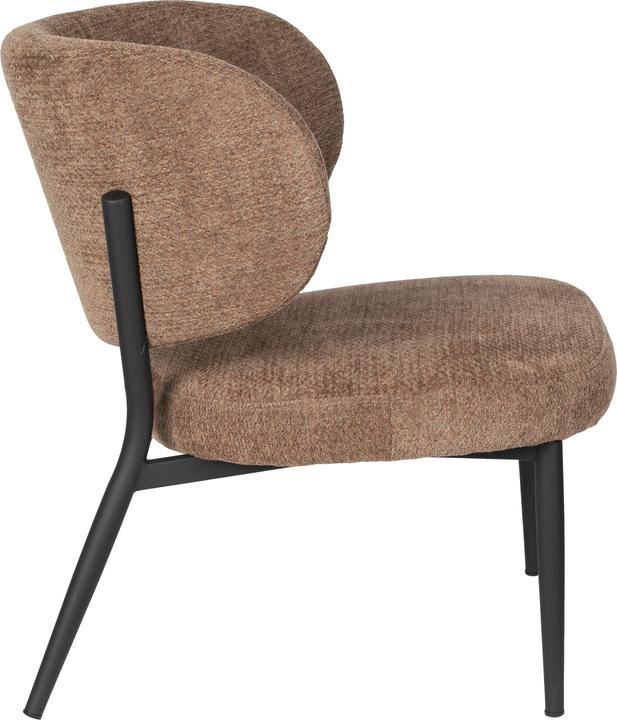 Actual product image Zuiver Sanne Lounge Chair Orange Grey