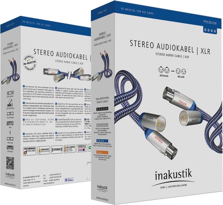 Produktbild Inakustik Premium XLR (3 m, XLR)