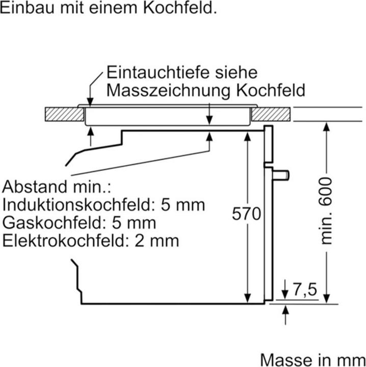 Image du produit Bosch Hausgeräte Herdset HEA510BA0C & NKE645GA2C 400V