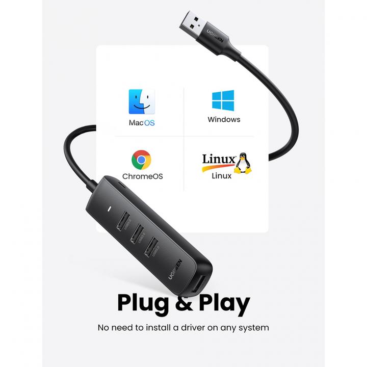 Actual product image Ugreen CM416 (USB-A, 4 Ports)