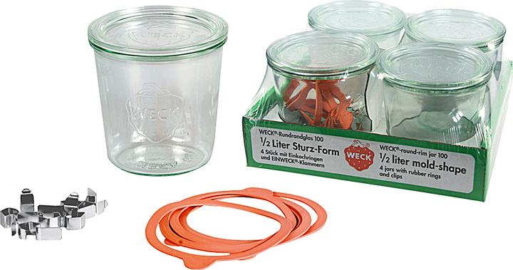 Produktbild Weck Sturzform (4 Stk., 0.50 l)