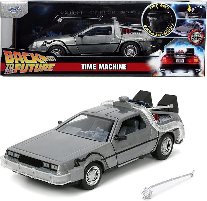Immagine prodotto Jada 253255038 - Ritorno al Futuro 1 - Time Machine DeLorean DMC12 con luci - sc