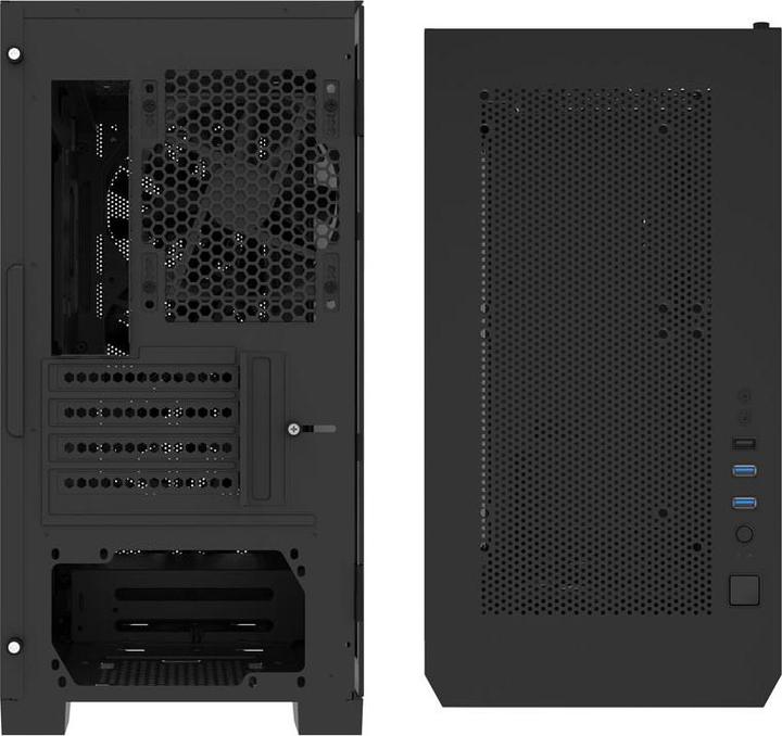 Actual product image Montech Air 100 Black (mATX, Mini-ITX)