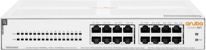 Immagine prodotto HPE Switch HP 1430 16G PoE 124W 16x10/100/1000 PoE (16 Porti)