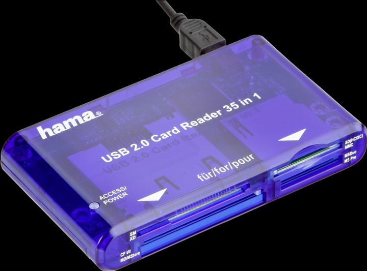 Produktbild Hama USB-2.0-Multi-Kartenleser 35in1 (USB 2.0)