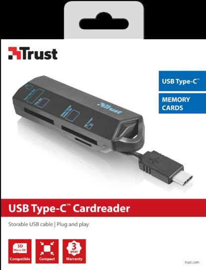 Produktbild Trust USB Cardreader (USB-C)