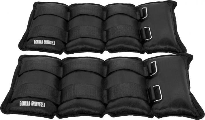 Image du produit Gorilla Sports Poignets de poids (2 x 3 kg)