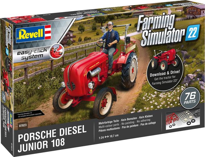Produktbild Revell 1:24 Porsche Junior 108 - Farming Simulator Edition