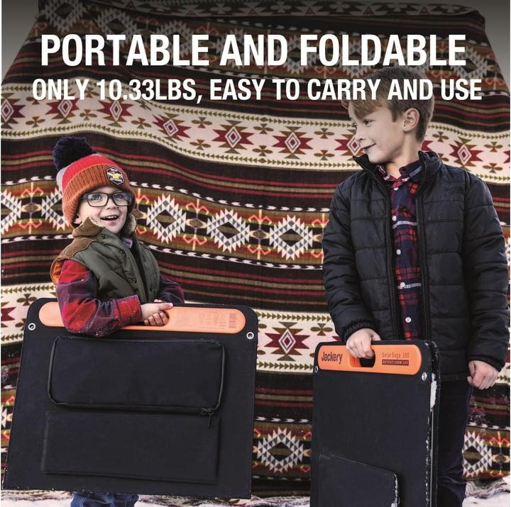 Actual product image Jackery SolarSaga (100 W, 4.69 kg)
