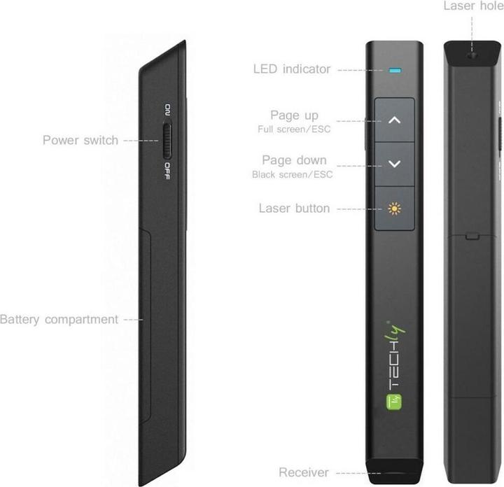 Actual product image Techly Itc laser26