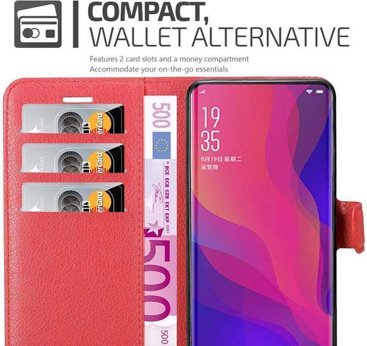 Productafbeelding Cadorabo Boek met kaft met standfunctie (Oppo Find X)