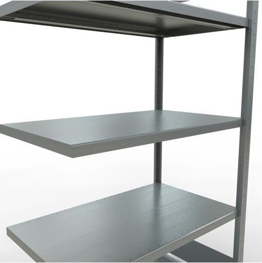 Produktbild Schulte Lagertechnik Stecksystem Anbauregal MULTIplus250 mit Längenriegel