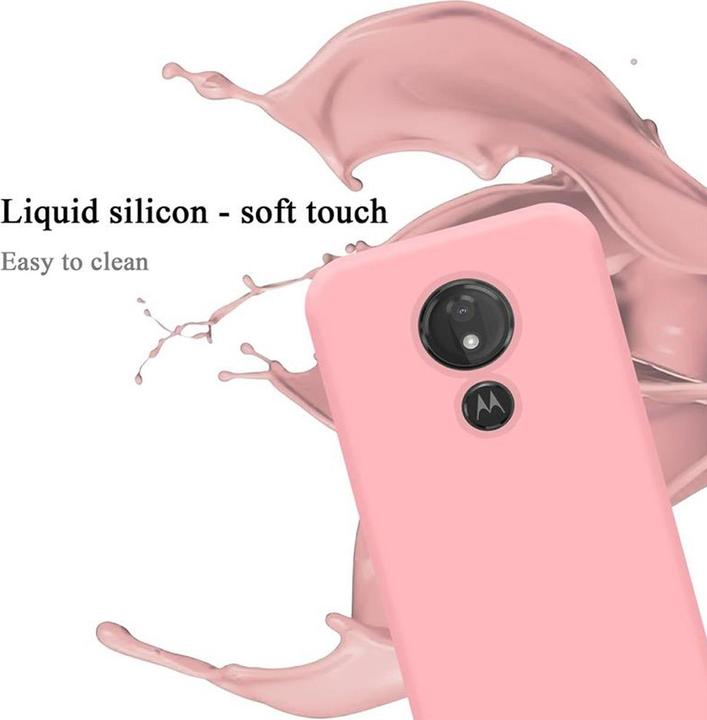 Actual product image Cadorabo TPU Liquid Silicone Case Cover (Motorola Moto G7 Power)