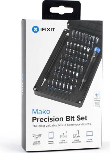Actual product image iFixit Maco Precision Bit Set (1, 2, PH00, TR6, 0.9 mm, TR9, T3, P6, TR8, PH2, 5.5 mm, Y0, 1.5mm, 0.7 mm, 1.3 mm, PH1, P5, T TR 20, PH0000, T2, PH0, 3 mm, Y 000, 5 mm, Y 1, T TR 25, J 1, Y 00, 2.5 mm, 1mm, J 000, 3.5 mm, 4.5 mm, T TR 15, 2 mm, T5, J 00, TR7, T TR 10, J 0, T4, P2, 4 mm)
