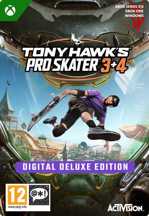 Image du produit Microsoft Xbox Tony Hawks Pro Skater 3 + 4 - Digital Deluxe Edition Download Code (Windows)