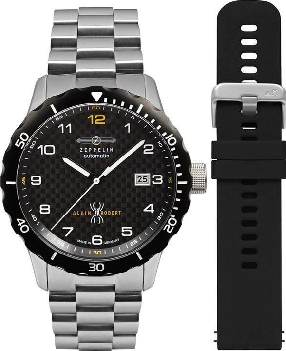 Zeppelin Zegarek Night Cruise 7266M-5 SET (Lünette drehbar links, 42 mm)