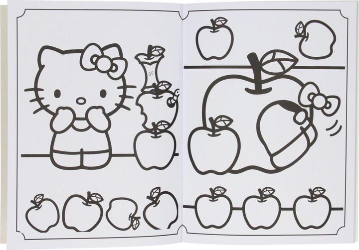 Image du produit Super Color Livre à colorier Hello Kitty avec crayons