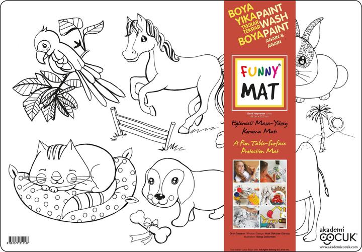 Funny Mat Tappetino per dipingere riutilizzabile PETS