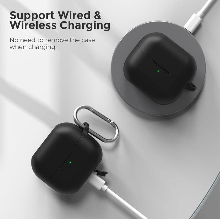 Produktbild Screenguard Samsung Galaxy Buds3 Pro Liquid Silicone Case Hülle mit Karabiner