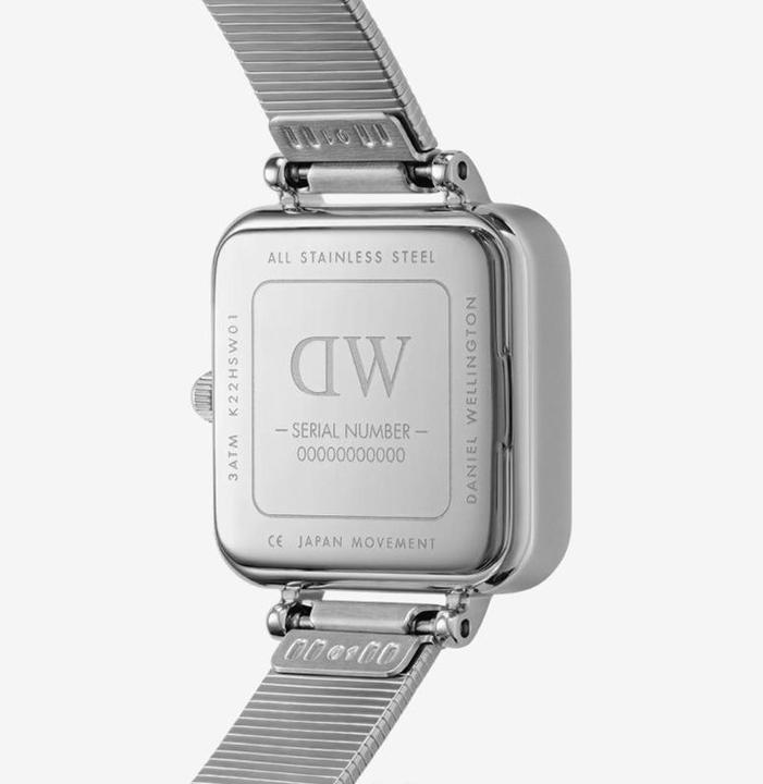 Immagine prodotto Daniel Wellington Quadro Studio Argento Bianco (Orologio da polso analogico, 22 mm)