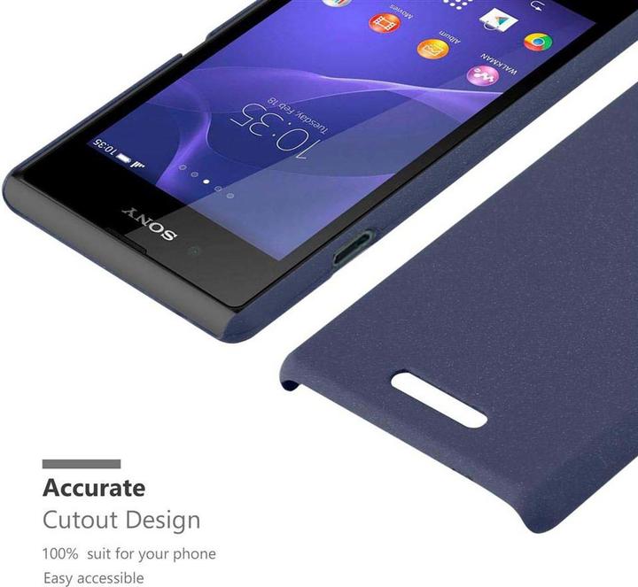 Actual product image Cadorabo Hard Cover Frosty Cover (Sony Xperia E3)