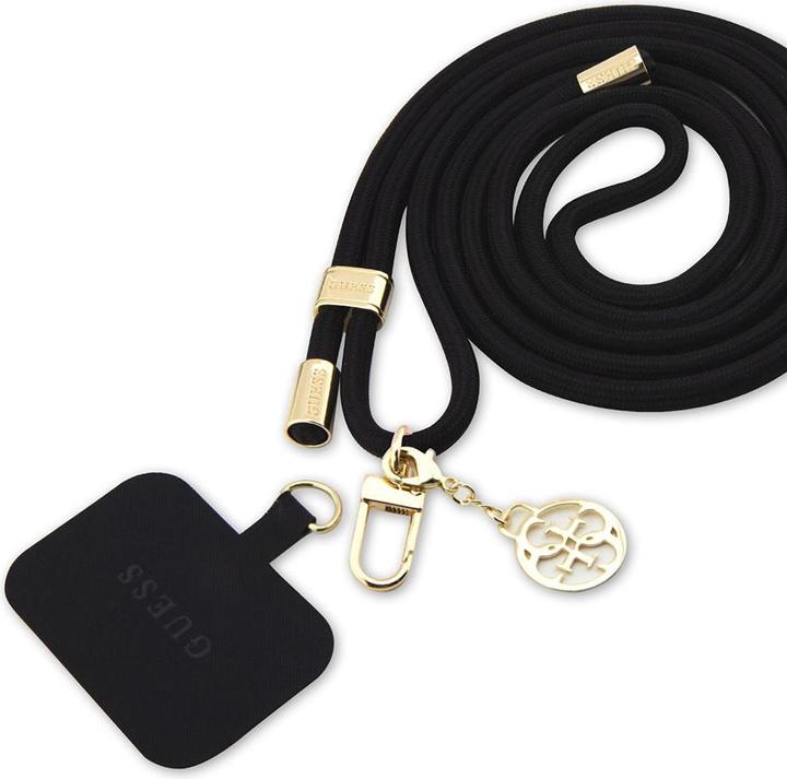 Image du produit Guess GUOUCNMG4EK Universal CBDY Cord pasek czarny/black Nylon 4G Metal Charm