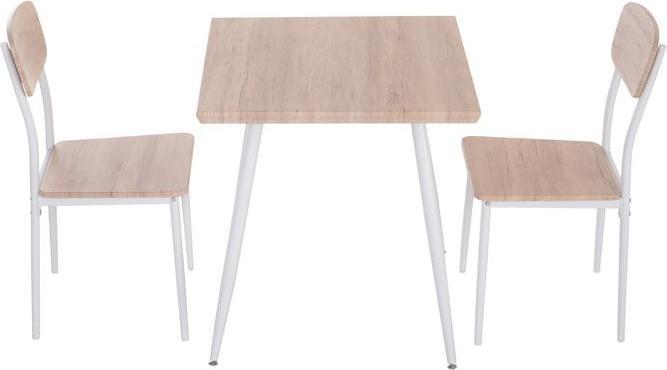 Produktbild Homcom Esstischgruppe als 3-teiliges Set (70 x 76 cm)