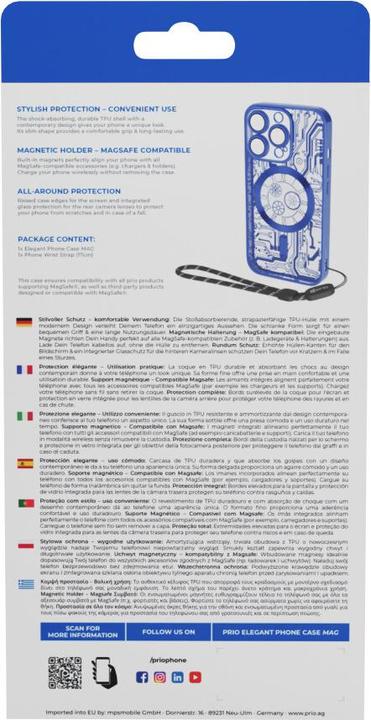 Produktbild prio elegante Handyhülle MAG für iPhone 12 Pro Max blau (Apple iPhone 12 Pro Max)