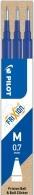 Produktbild Pilot FriXion Refill Set à 3 (Ersatzmine, Blau, 0.70 mm)