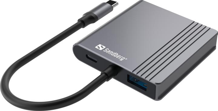 Produktbild Sandberg Dockingstation (USB-C, 3 Ports)