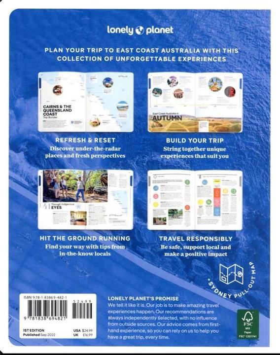 Produktbild East Coast Australia (Englisch, Collectif, 2022)